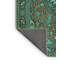 Tapis oriental fabriqué à la machine en bleu-1427605173