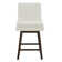 Aleksy Swivel Upholstered Counter Stool with Solid Wood Frame