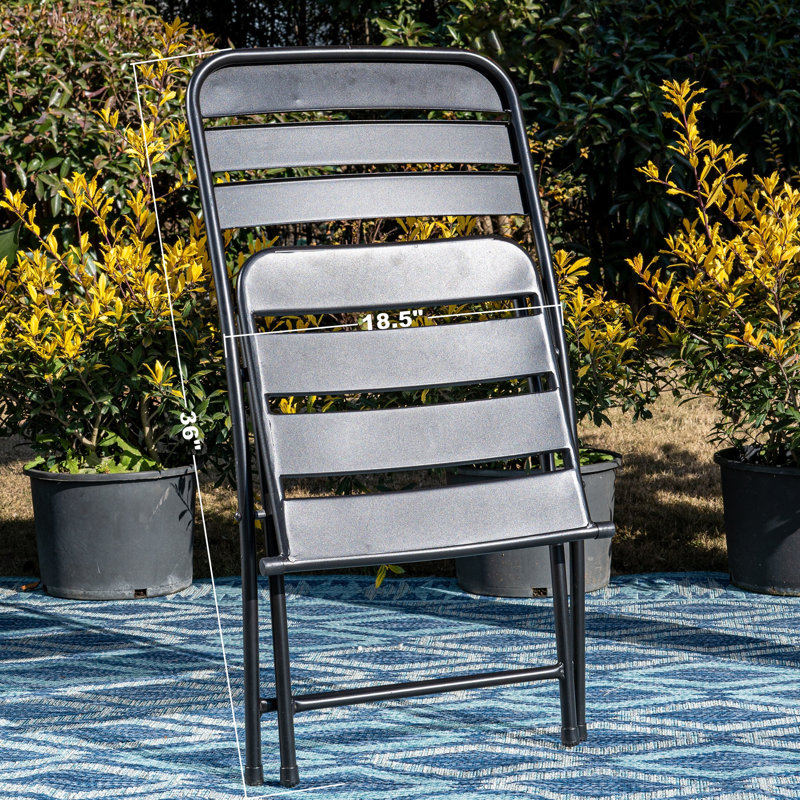 Chaise d'appoint pliante d'extérieur Fleischer