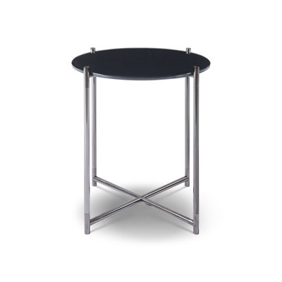 Alayjia Glass Top End Table