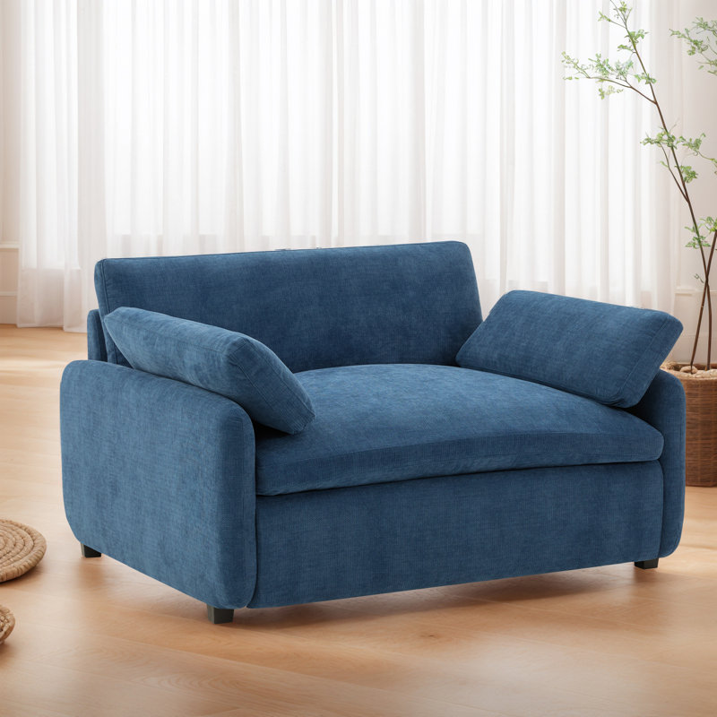 Fauteuil d'appoint 50 po, Bleu
