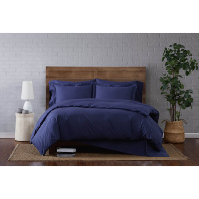 Jededian 100% Cotton Percale Duvet Cover Set