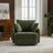 Upholstered Swivel Chair With 2 Side Pillows-213770557