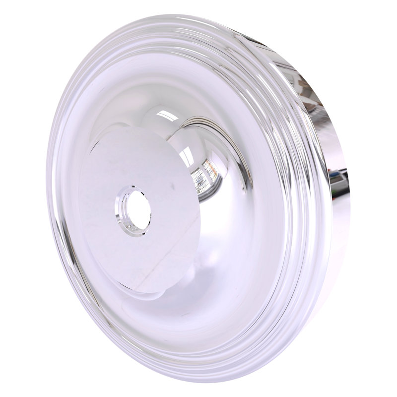 Écusson de rideau de douche Gober, Chrome poli