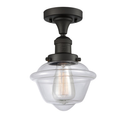 Arlean Glass Semi Flush Mount