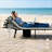 Adjustable Patio Chaise Lounges, Steel Portable Modern Set For Pool