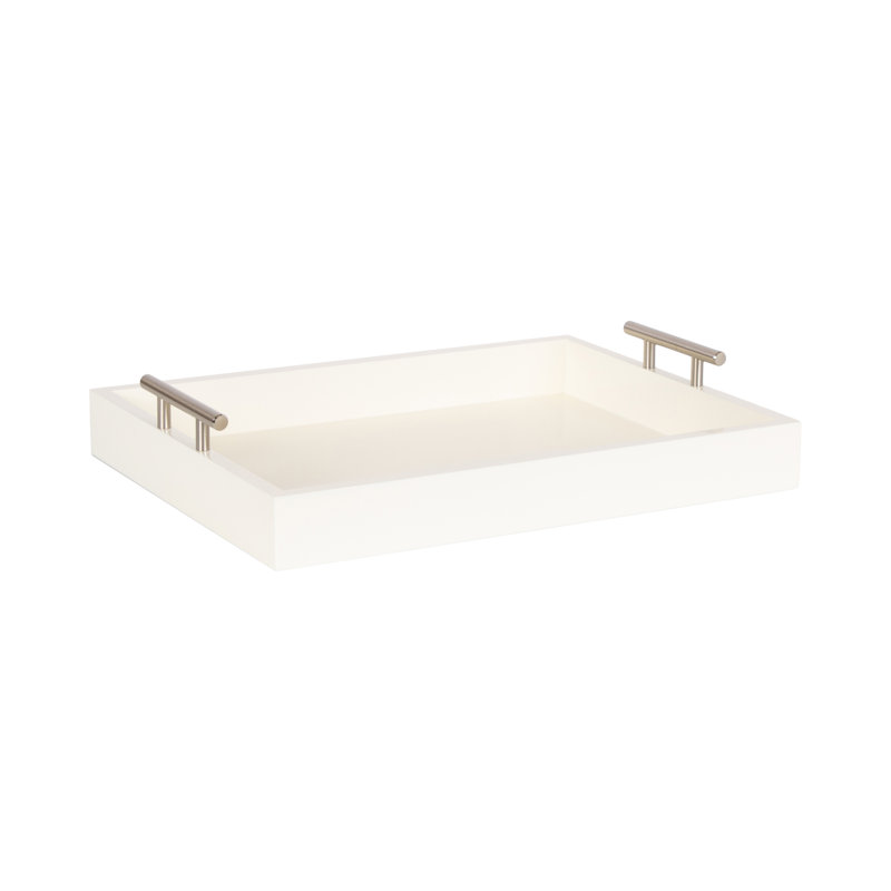 Lipton Modern Rectangle Serving Tray with Handles