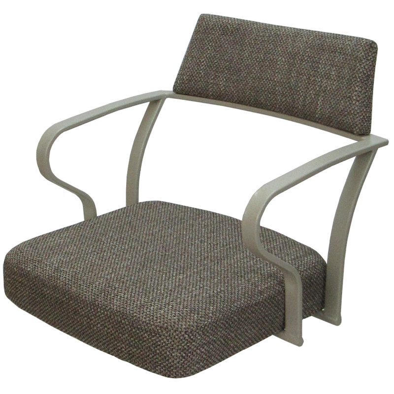 Très grand tabouret pivotant 34 po Gendt, Beige