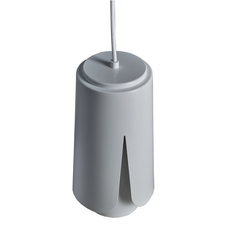 Tulipa 1 - Light Chrome Unique/Statement Pendant, Matt White