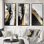 Bliss, minimalisme, peinture dorée et noire - Art abstrait-2079340664-2079340662