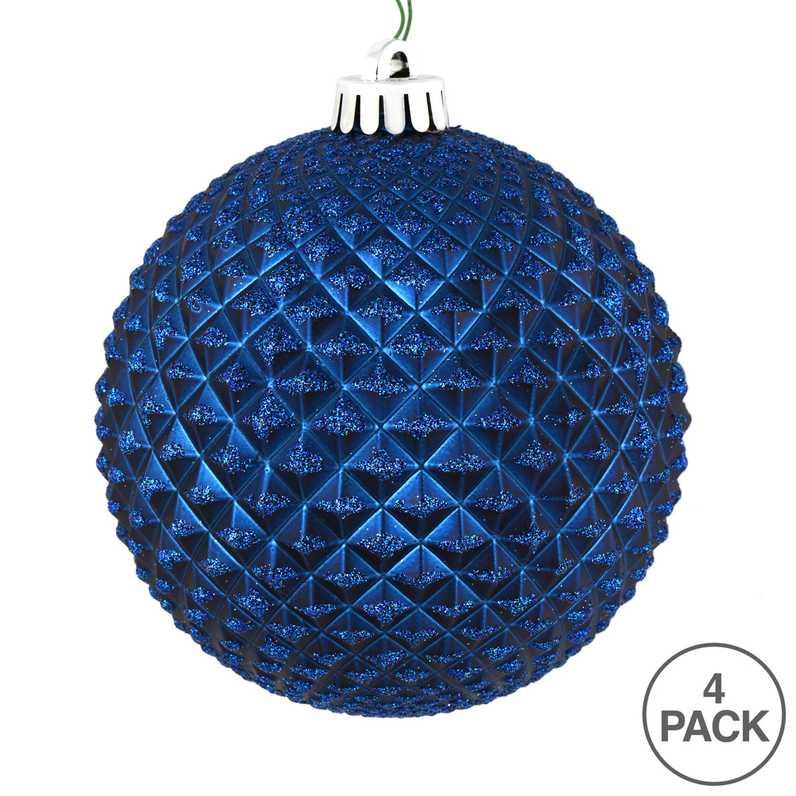 6" Bauble, Midnight Blue