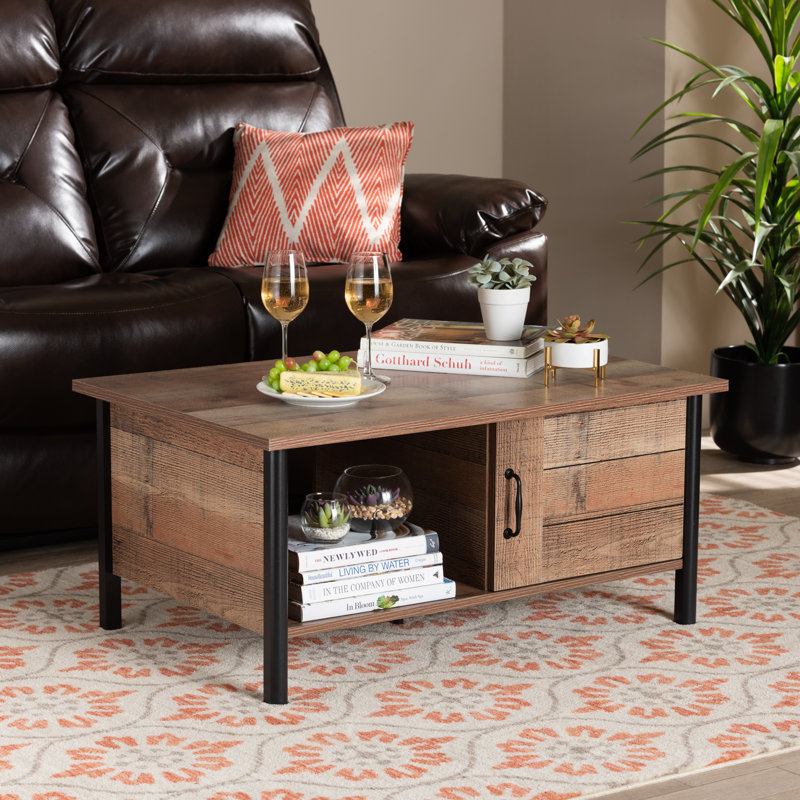 Four Leg Coffee Table with Storage