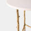 Bamboo Marble End Table