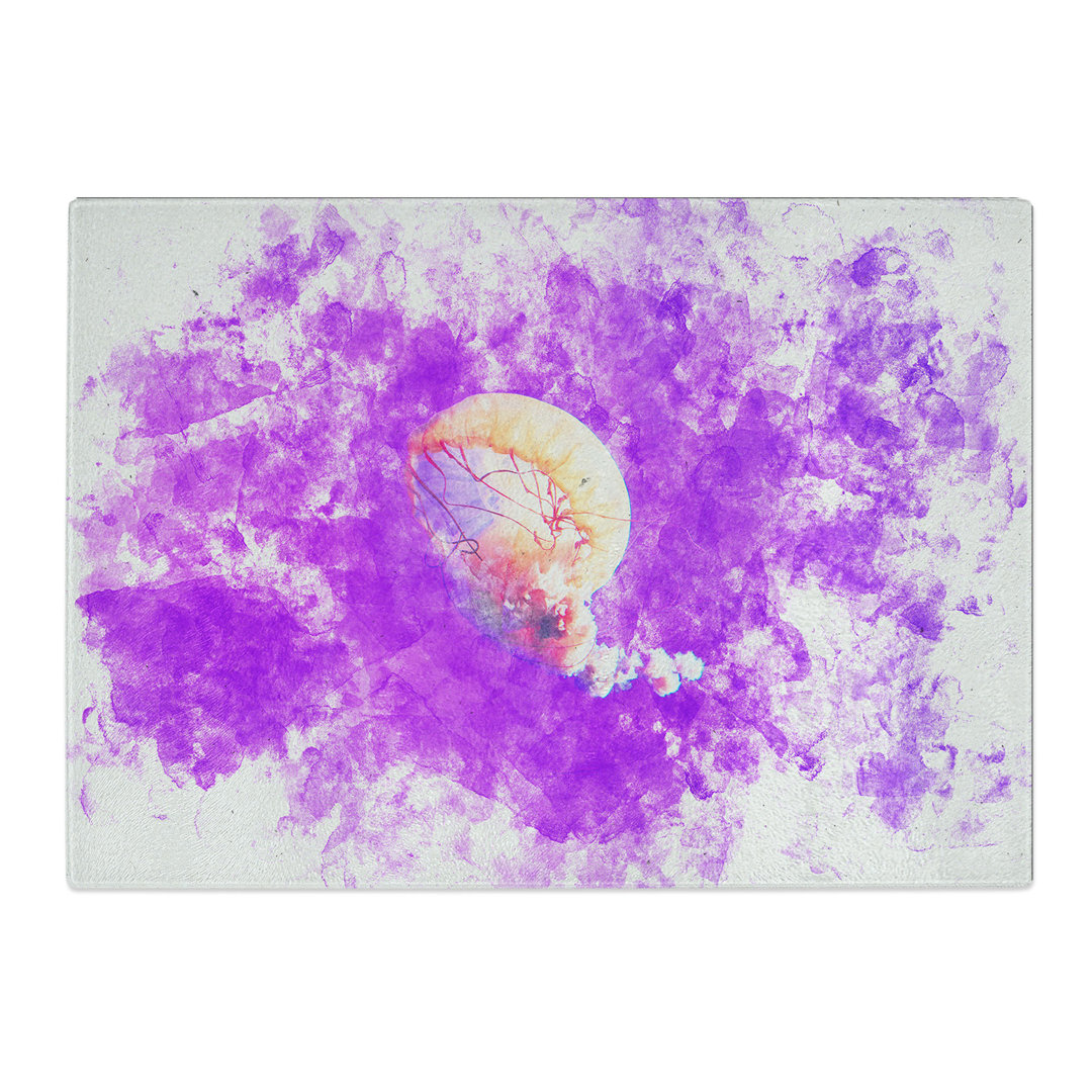 Tempered Glass Jellyfish Chopping Board