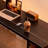 Black Rectangular Solid Wood desk-950890701-950890699
