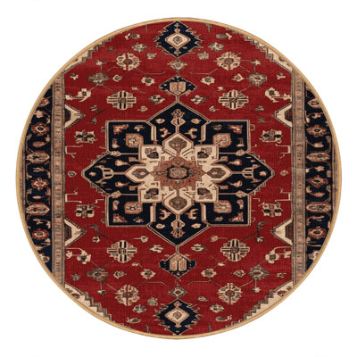 Machine Washable Persian Brown Area Rug