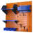 Orange et bleu