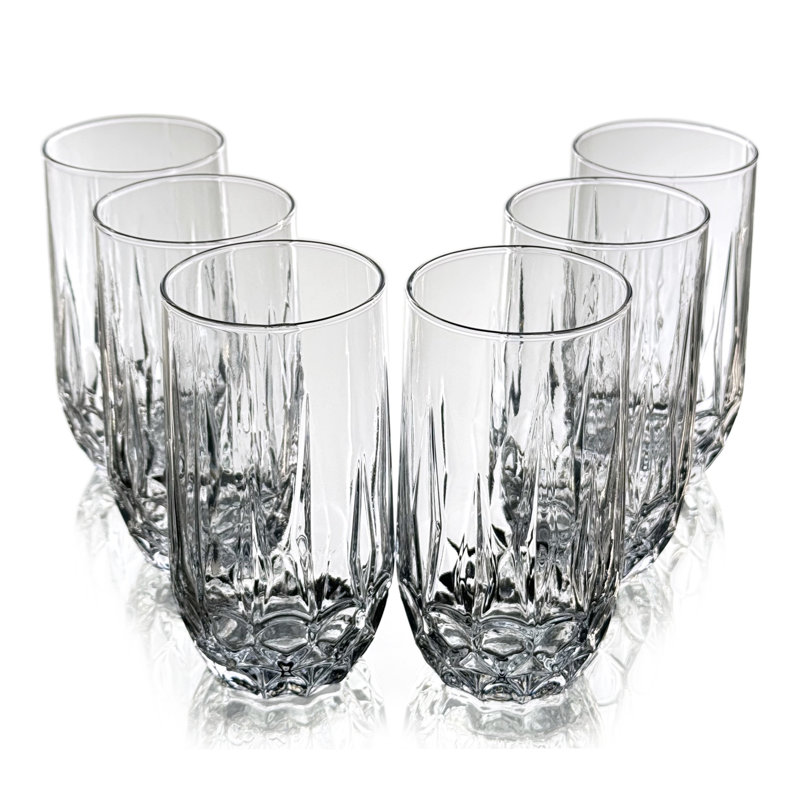 Ensemble Meint / 6 verres en verre 14 oz