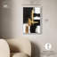 «Golden Contrast I», feuille d'or, art mural par Art Remedy-107456274-107456292