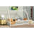 White Watsons Tent-Shaped  Floor Bed Featuring Guardrails And Slats-1376986924