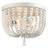 Natoas Solid Wood Flush Mount