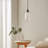 1 - Light Single Teardrop E26 Dimmable Adjustable Pendant Light-1580573440