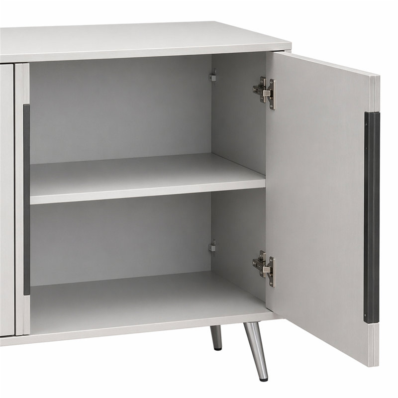 Armoire de rangement Buffet Modern, 31" H x 59.84" W x 15.74" D, Champagne