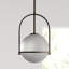 Luminaire suspendu Arie avec abat-jour sphérique-1000846272-1000846274
