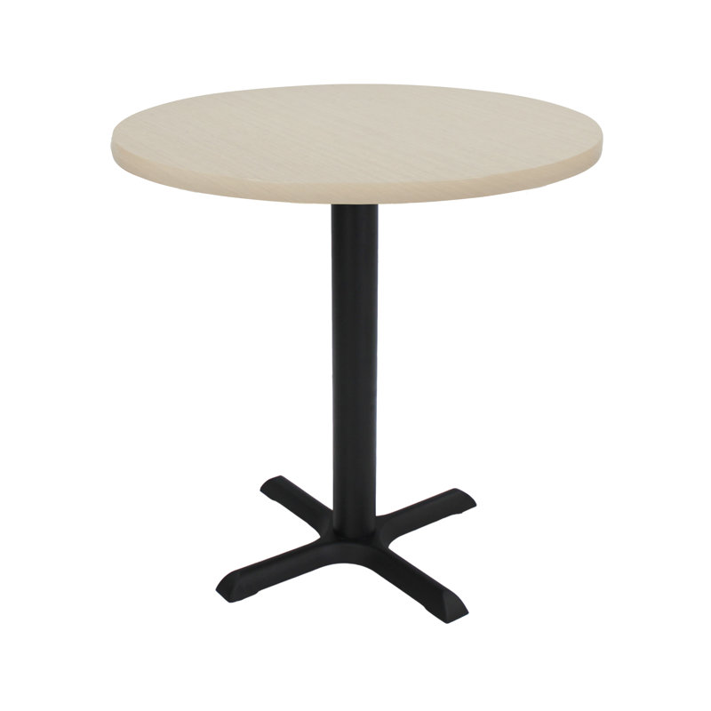 Table de pause ronde 30 po L, Noir, Sable
