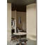 Blend dining table - varnished Microcement top - Off White - Dark Bronze base - round 70/70/76-1808693213