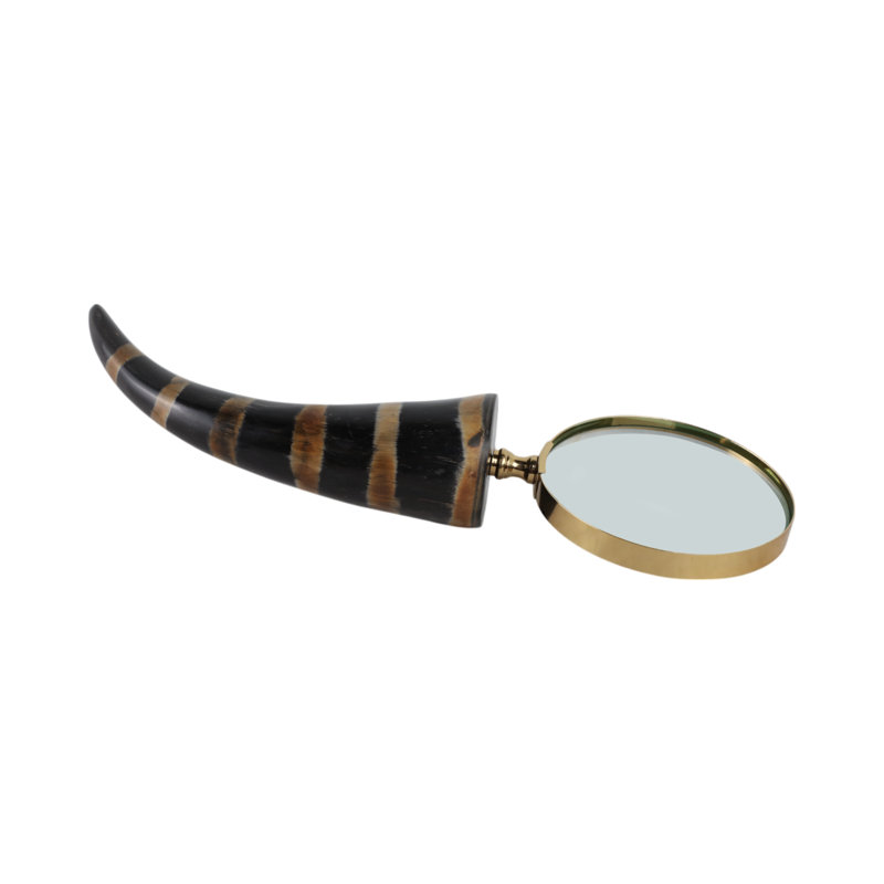 11" Pierre Horn Magnifying Glass
