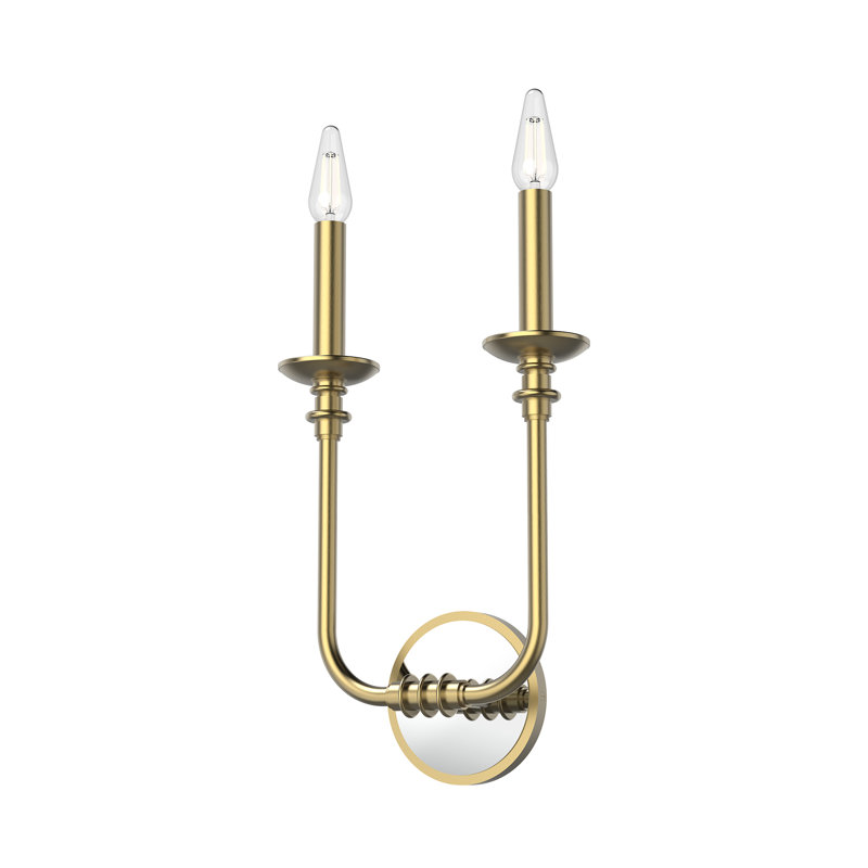Peabody 2 - Light Vanity Light, Vintage Brass