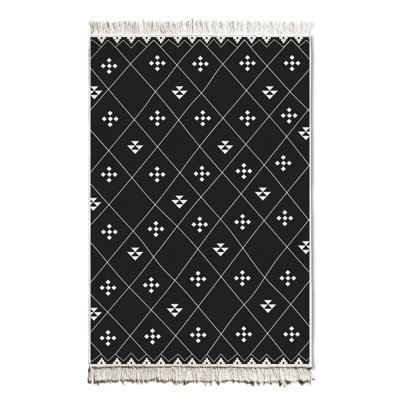 Croley Geometric Hand Woven 120cm X 180cm Area Rug