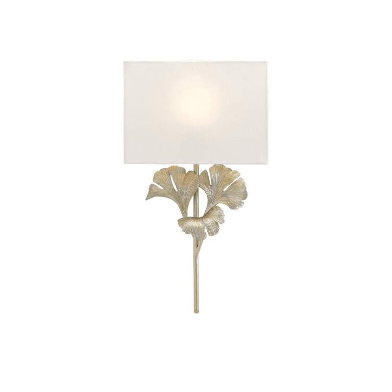 Gingko Wrought Iron Flush Mounted Sconce