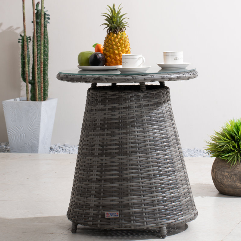 Round 55Cm L Outdoor Side Table