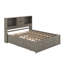 Grand lit plateforme avec tiroirs-229795704