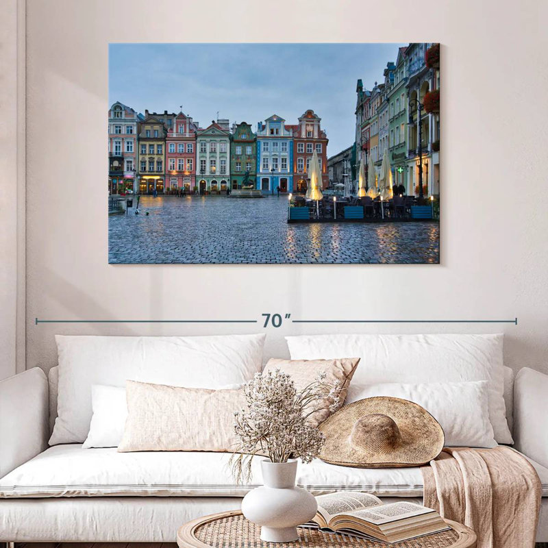 Ravi Old Market In Poznan, 32" H x 48" W