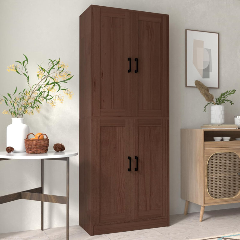 Armoire de cuisine, armoire de rangement de 71 po de hauteur avec portes, huche de cuisine avec rangement pour la cuisine, la salle à manger