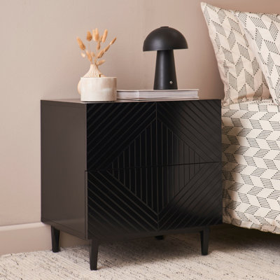 50cm W Manufactured Wood Bedside Table