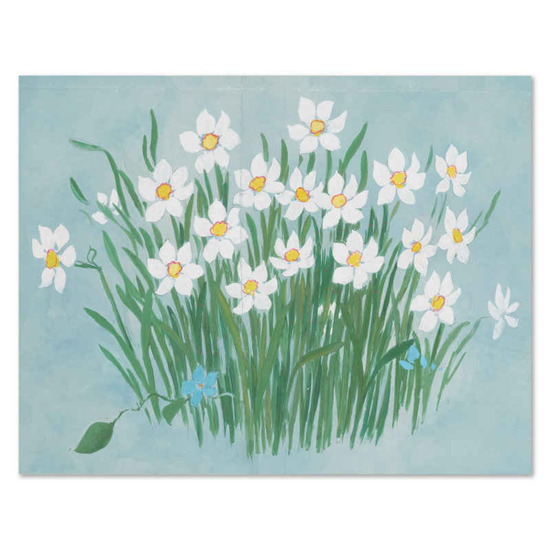 Camellia Print by Paule Marrot, Unframed, 42" H x 54" W x 1.25" D