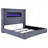 Upholstered Flame Visualizer Bed-1235425224-1235425231