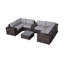 Ensemble de conversation modulaire avec coussins 10 pièces Saffi-904136861-890493424