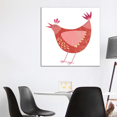 Chicken by Nic Squirrell - Wrapped Canvas Gallery-Wrapped Canvas Giclée