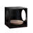 Circle Design Comfortable Pet End Table With Removable Mat In Red Cocoa