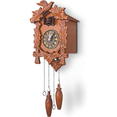 Vollmer Solid Wood Wall Clock