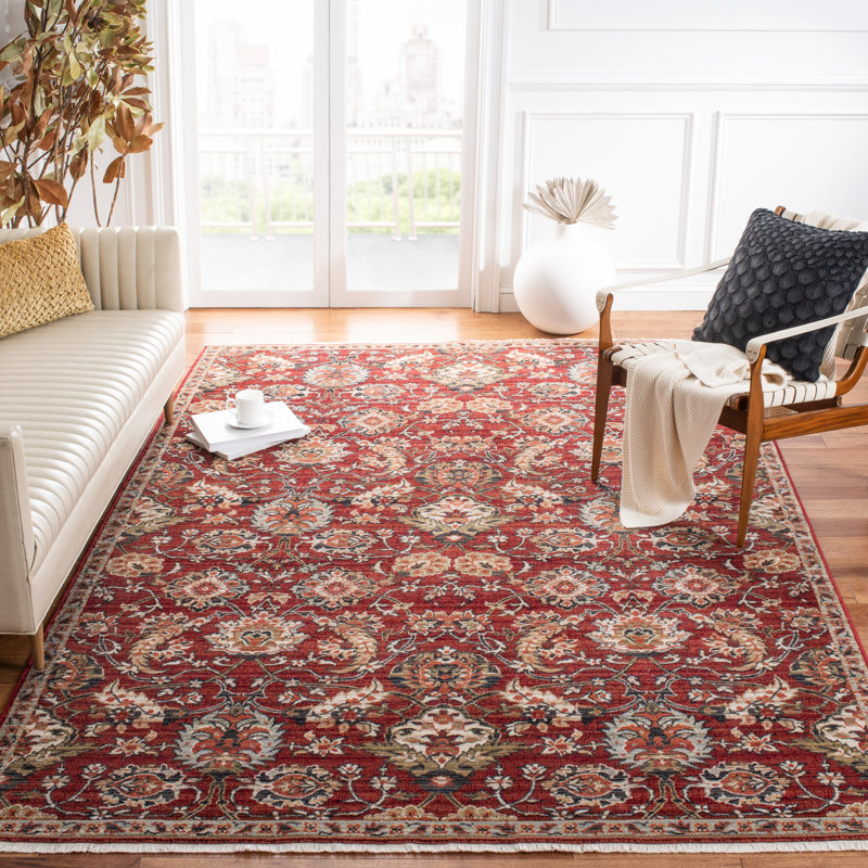 Tapis oriental rouge / ivoire Berndt, Rectangle 8 pi x 10 pi