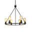 Luminaire suspendu unique à 6 lumières