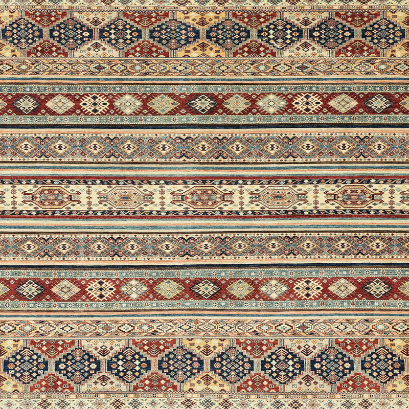 Abstract Indoor Rug, Square 7'