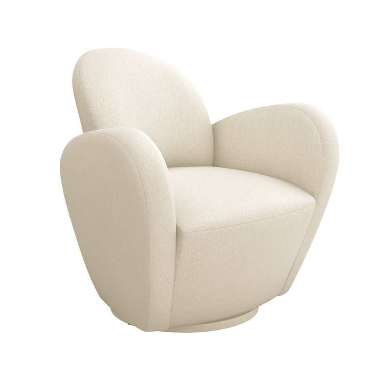Miami Swivel Armchair, Pure