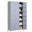 Armoire en métal de 72 po avec 18 portes et serrure - pour le garage-1047601999